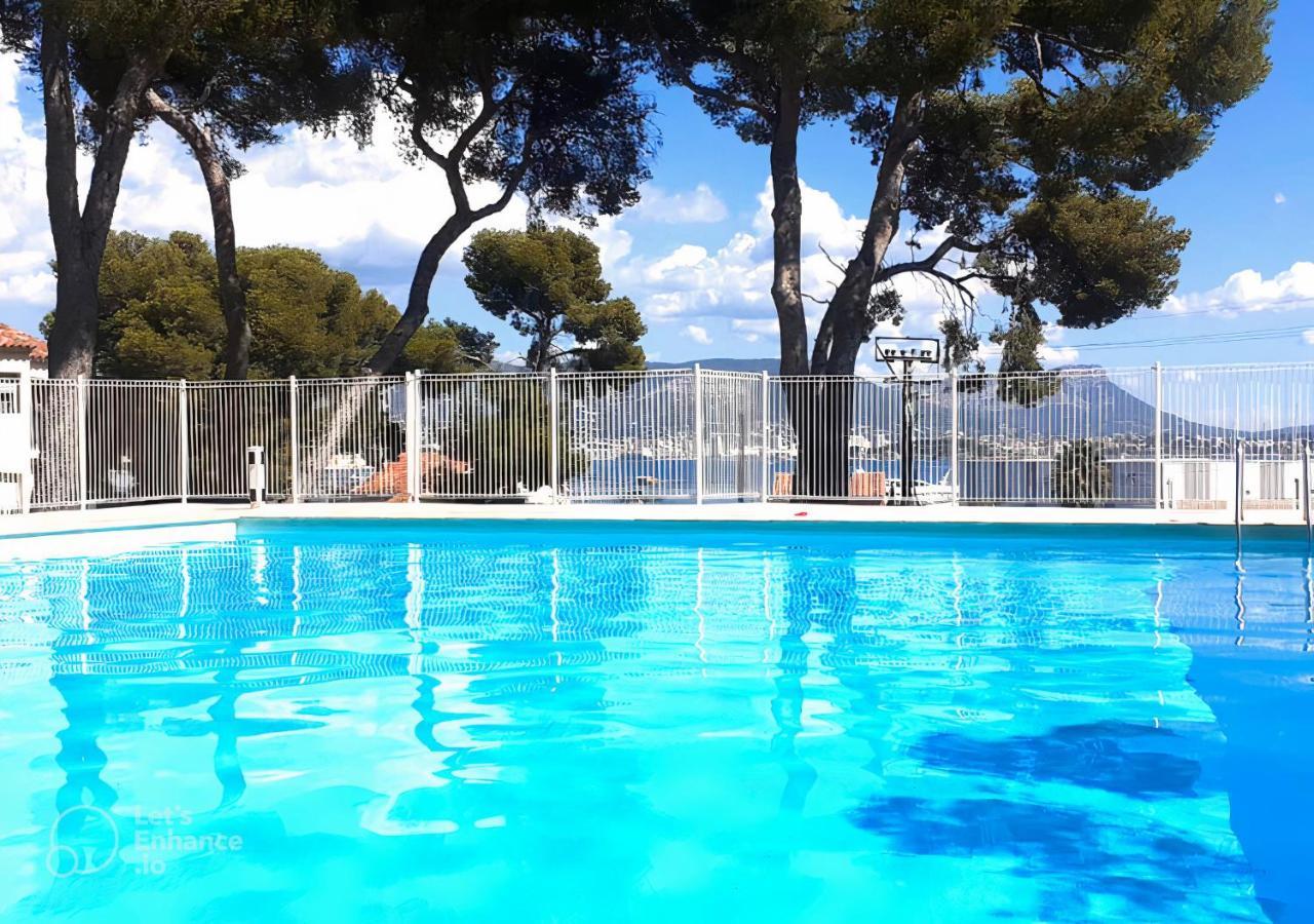 T1 Avec Piscine A 300M Des Plages Pour 4 Personnes - Residence Saint Elme La Seyne-sur-Mer Eksteriør billede